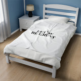 Let Me Be Great Velveteen Plush Blanket