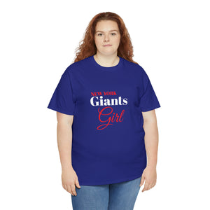 New York Giants Girl Unisex Heavy Cotton Tee