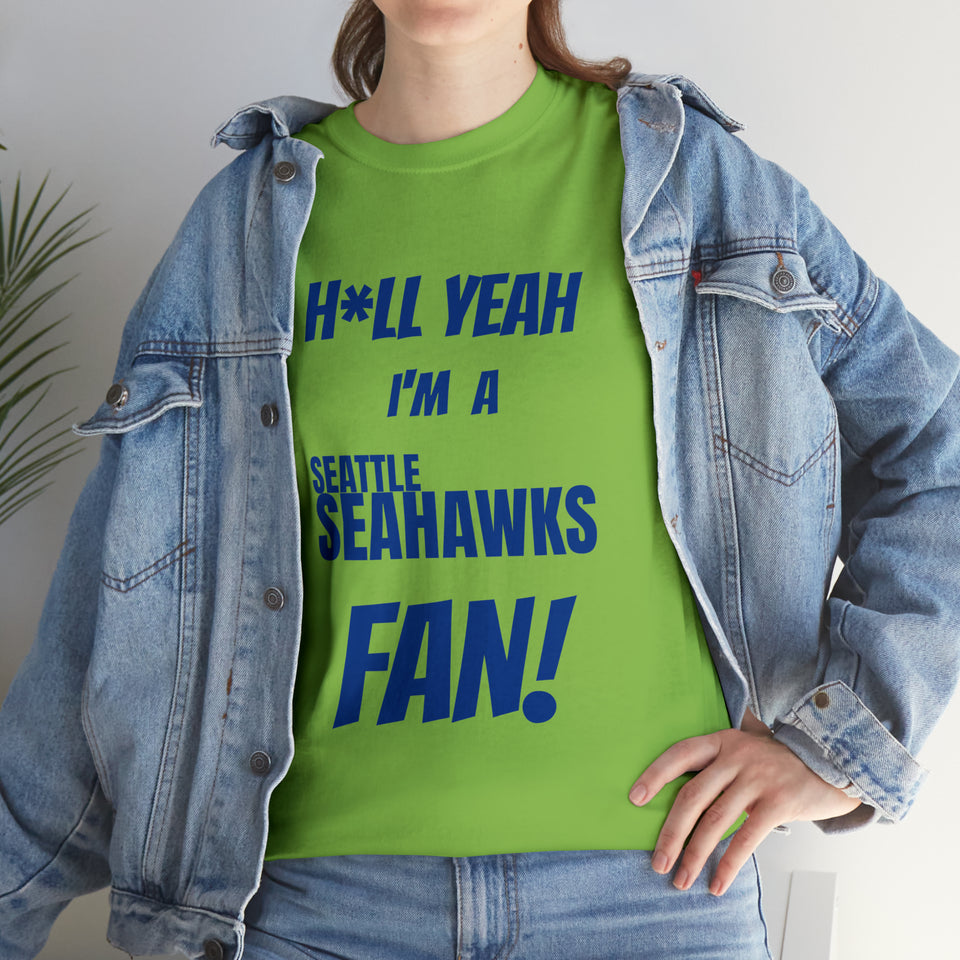 Seattle Seahawks Football Unisex Heavy Cotton Tee