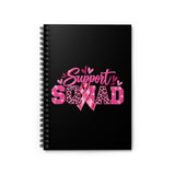 Support Squad Breast Cancer Awareness Spiral Notebook - Ruled Line