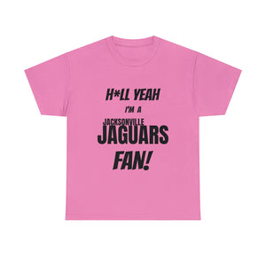 Jacksonville Jaguars Football Unisex Heavy Cotton Tee