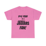 Jacksonville Jaguars Football Unisex Heavy Cotton Tee