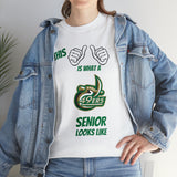 This Is What A UNCC Senior Looks Like Unisex Heavy Cotton Tee