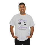 This Queen was Born In February Unisex Heavy Cotton Tee