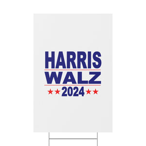 Harris Walz 2024 Plastic Yard Sign