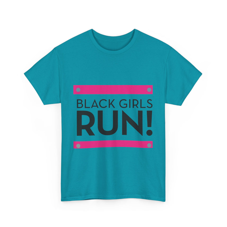 Black Girls Run Unisex Heavy Cotton Tee