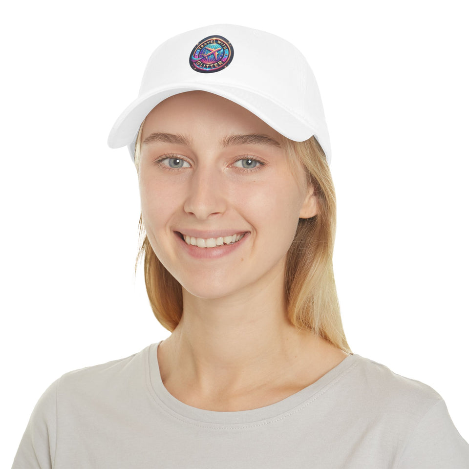 Travel With Glitter Low Profile Baseball Cap