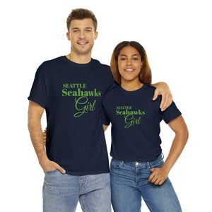 Seattle Seahawks Girl Unisex Heavy Cotton Tee