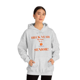 Heck Yeah My Son is A Clemson Senior Unisex Heavy Blend™ Hooded Sweatshirt