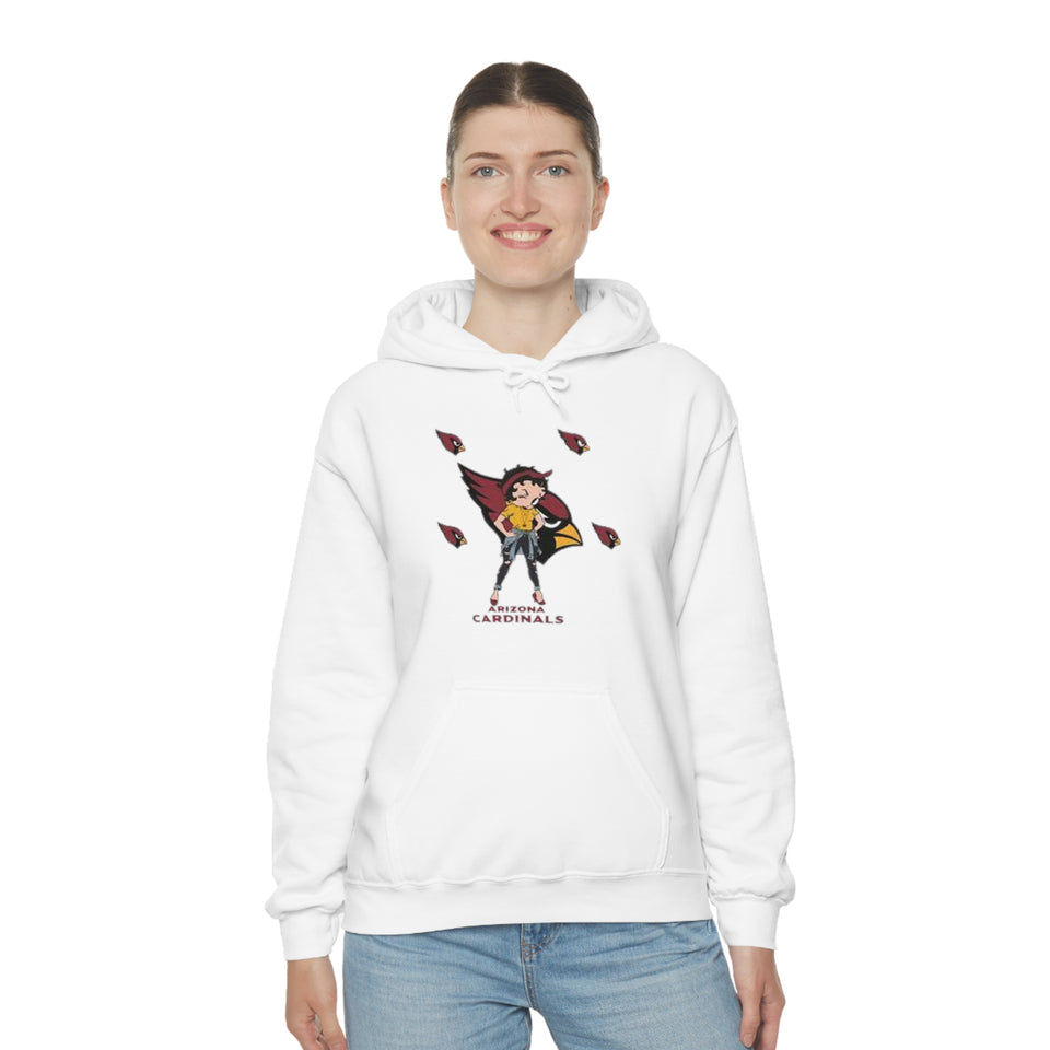 Arizona Cardinals Girl Unisex Heavy Blend™ Hooded Sweatshirt