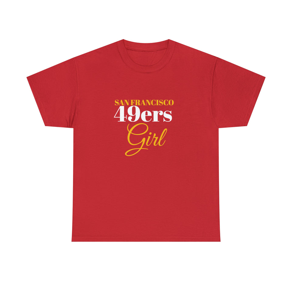 San Francisco 49ers Girl Unisex Heavy Cotton Tee