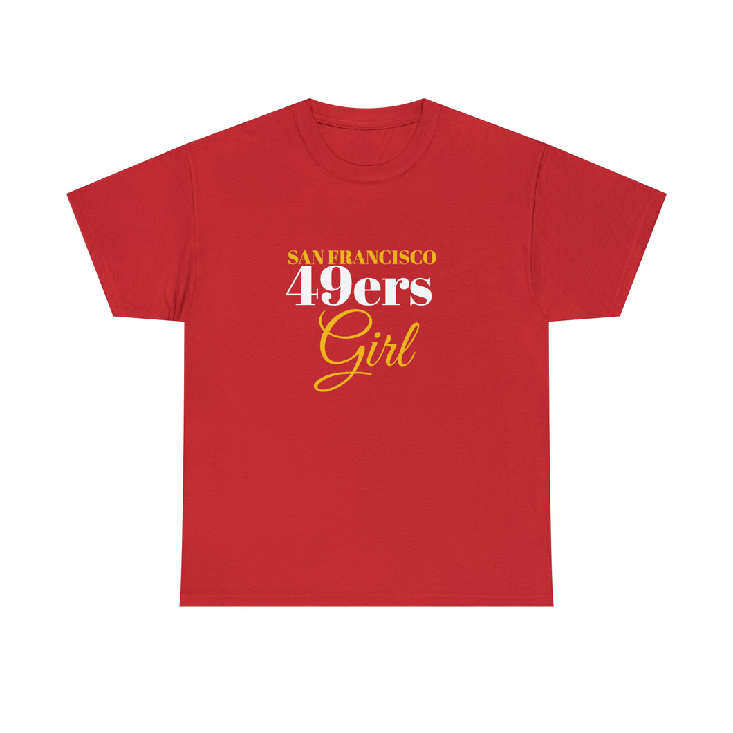 San Francisco 49ers Girl Unisex Heavy Cotton Tee