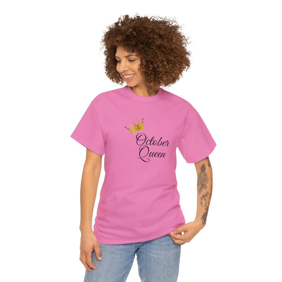 October Queen Unisex Heavy Cotton Tee