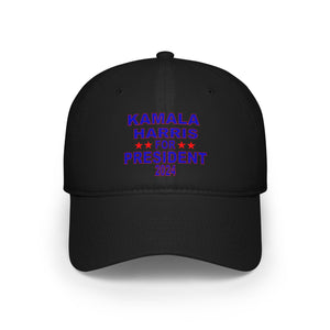 Kamala Harris for President Low Profile Baseball Cap