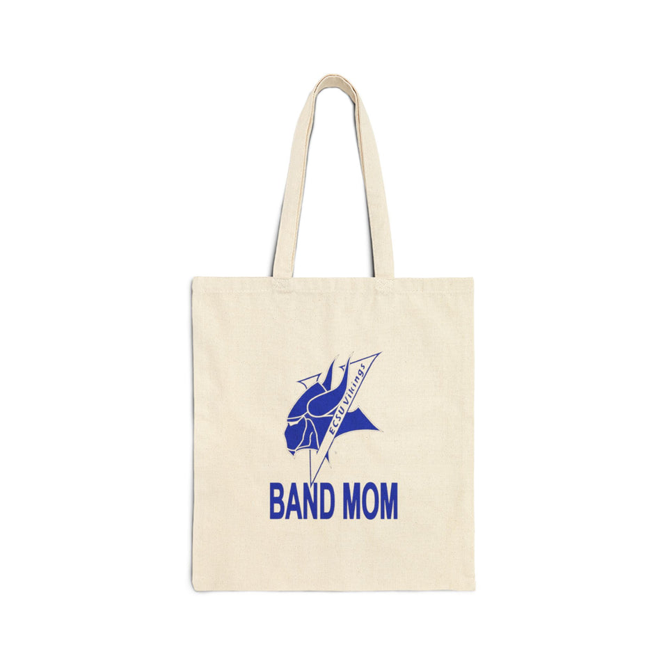 Elizabeth City Band Mom Cotton Canvas Tote Bag