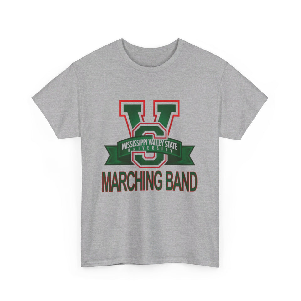 Mississippi Valley State Marching Band Unisex Heavy Cotton Tee
