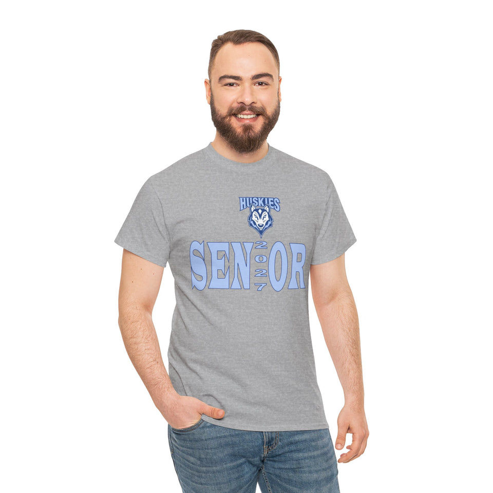 Hunter Huss HS Senior 2027 Unisex Heavy Cotton Tee