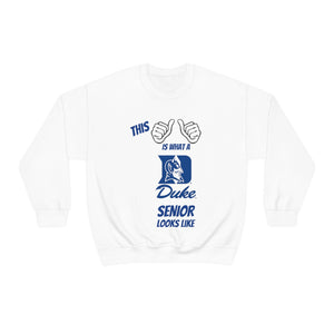 This Is What A Duke Senior Looks Like Unisex Heavy Blend™ Crewneck Sweatshirt
