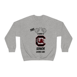 This Is What A South Carolina Gamecocks Senior Looks Like Unisex Heavy Blend™ Crewneck Sweatshirt