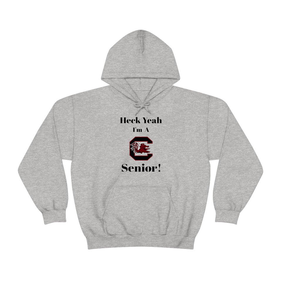 Heck Yeah I'm A SC Gamecocks Senior Unisex Heavy Blend™ Hooded Sweatshirt