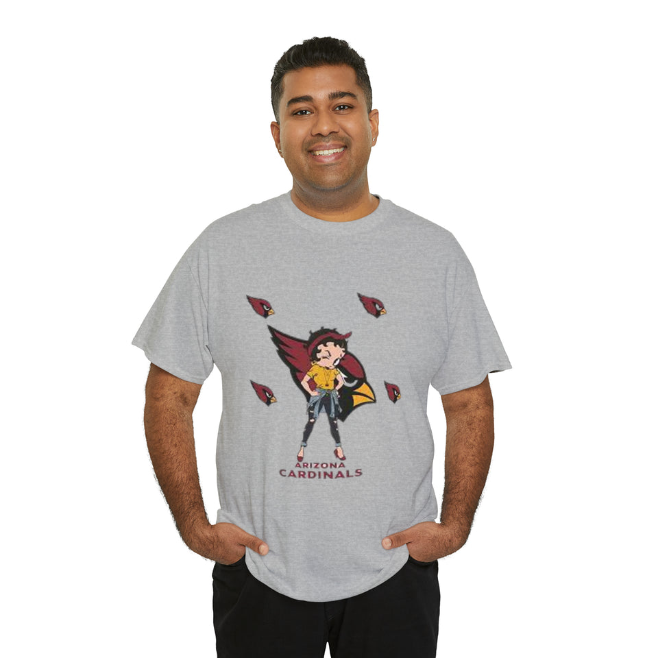 Arizona Cardinals Betty Unisex Heavy Cotton Tee