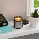 One At A Time Scented Soy Candle (Multi-Size, Amber Jar)