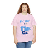 Tennessee Titans Football Unisex Heavy Cotton Tee