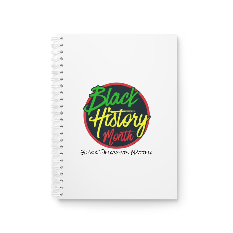 Black Therapists Matter Spiral Notebook