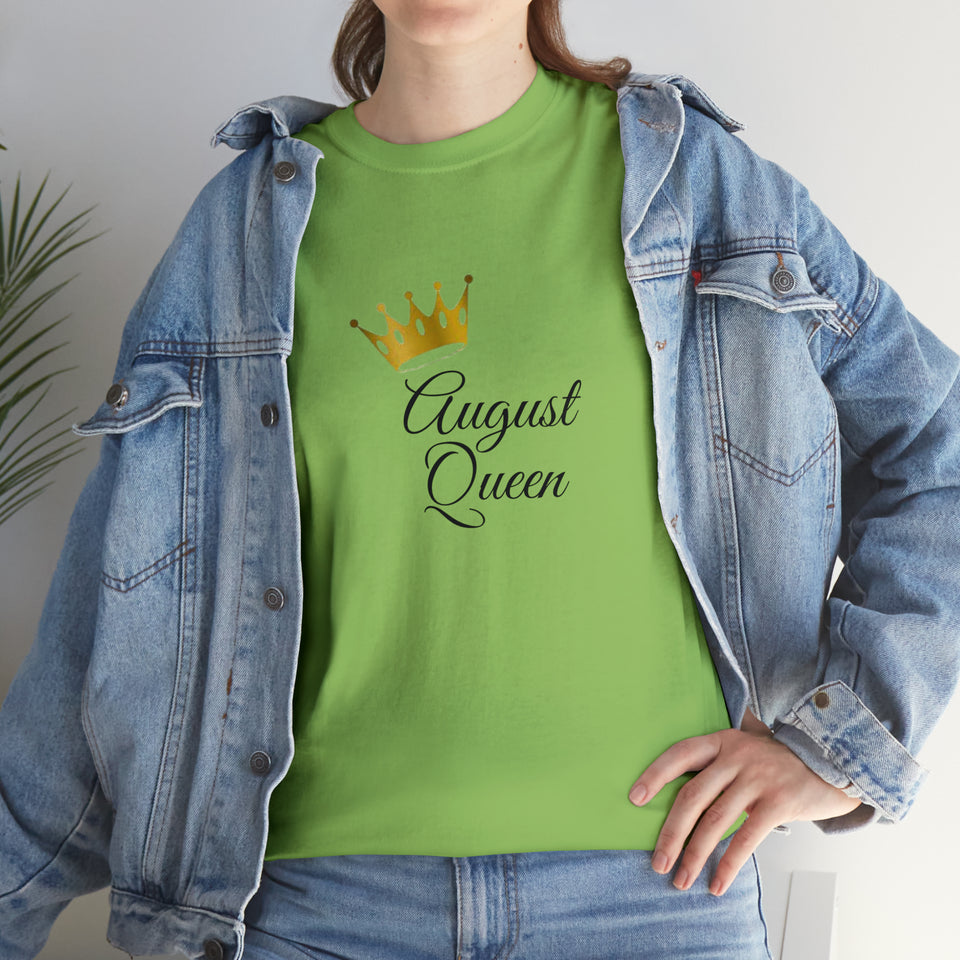 August Queen Unisex Heavy Cotton Tee