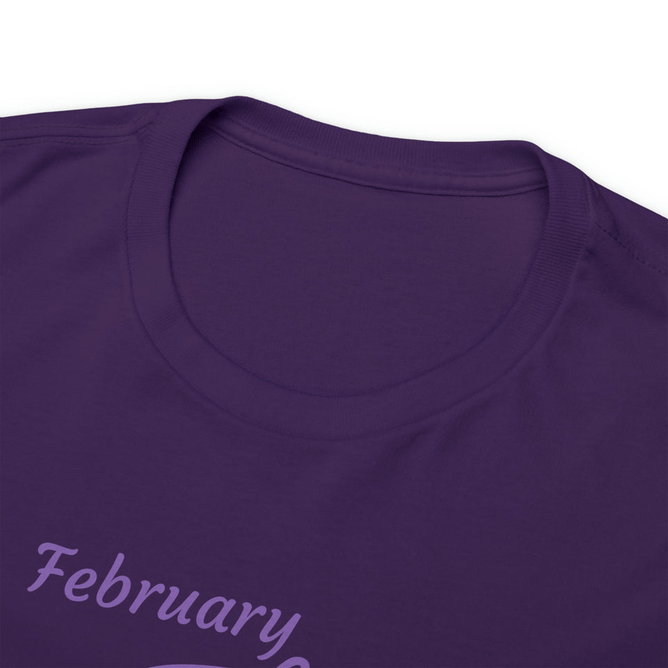 February King Unisex Heavy Cotton Tee