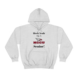 Heck Yeah I'm A NCCU Senior Unisex Heavy Blend™ Hooded Sweatshirt