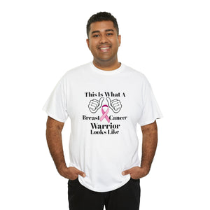 Breast Cancer Warrior Unisex Heavy Cotton Tee