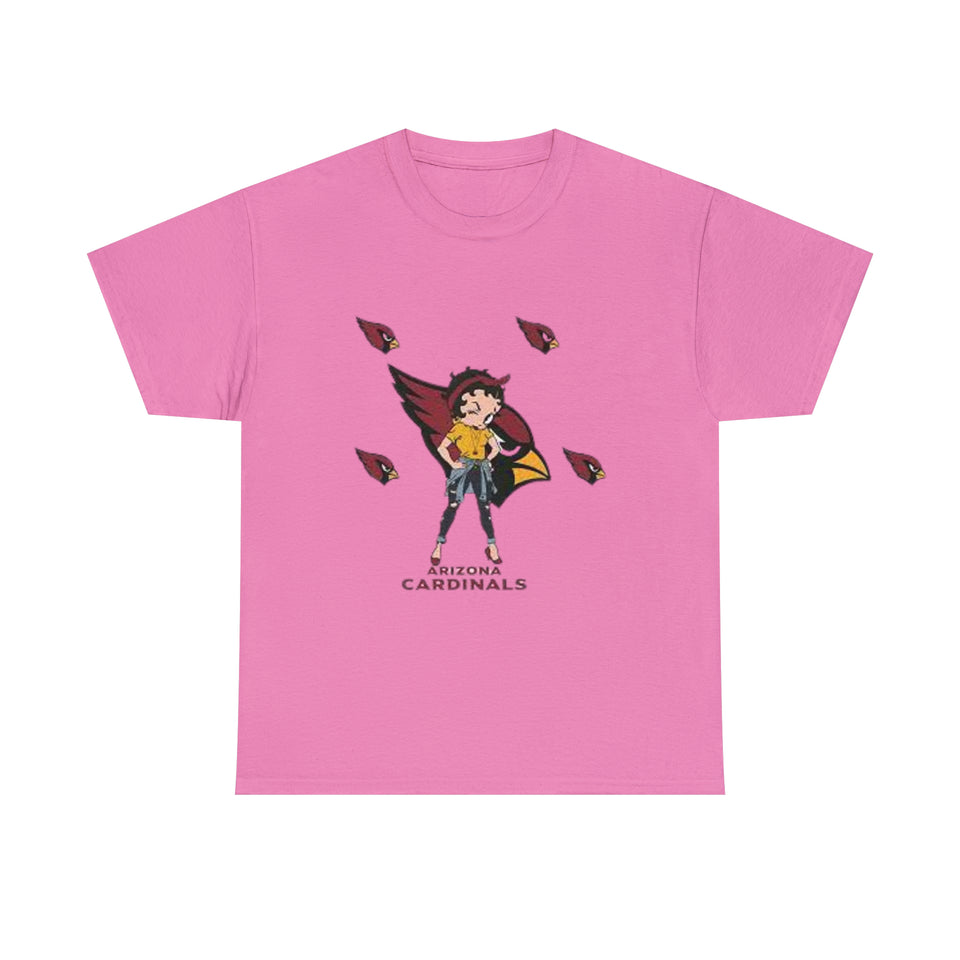 Arizona Cardinals Betty Unisex Heavy Cotton Tee