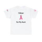 Breast Cancer Awareness HOPE BELIEVE Unisex Heavy Cotton Tee