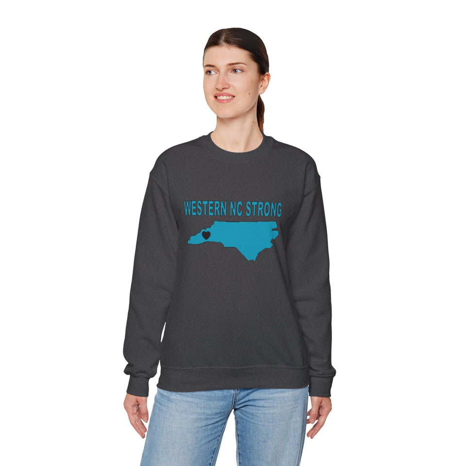 Western NC Strong Unisex Heavy Blend™ Crewneck Sweatshirt