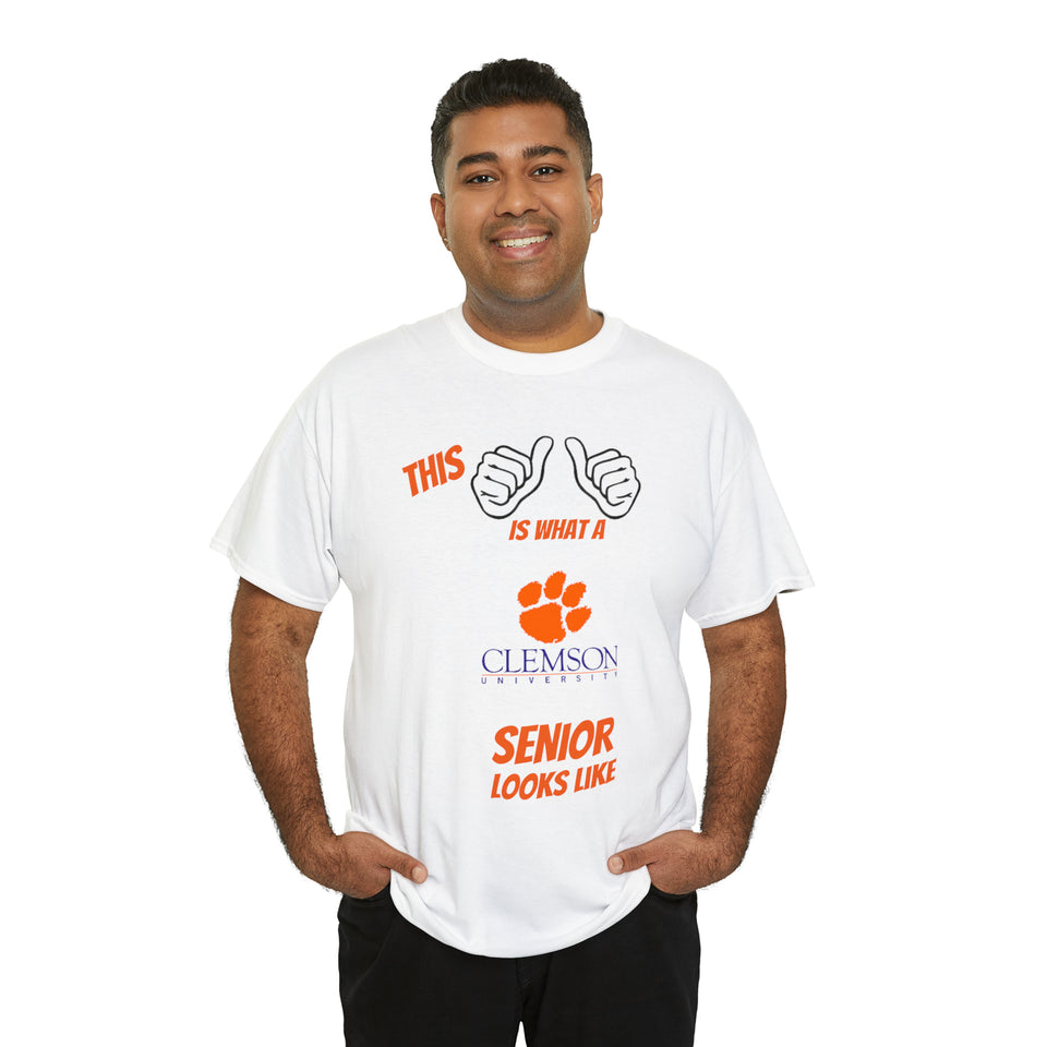 This Is What A Clemson Senior Looks Like Unisex Heavy Cotton Tee