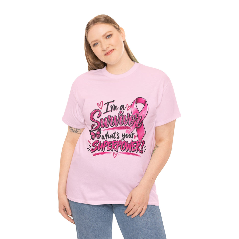 Breast Cancer Awareness Unisex Heavy Cotton Tee