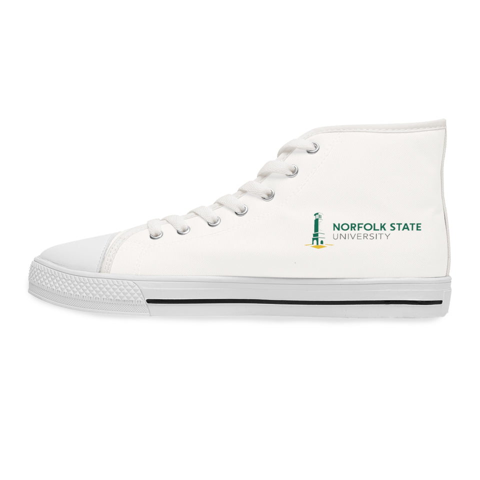 Norfolk State Women's High Top Sneakers