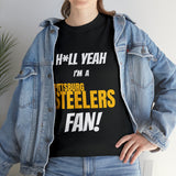 Pittsburgh Steelers Football Unisex Heavy Cotton Tee