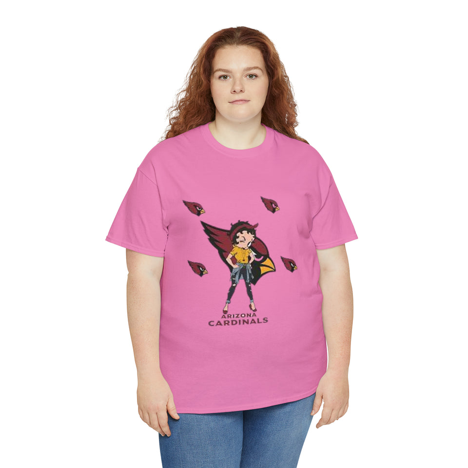 Arizona Cardinals Betty Unisex Heavy Cotton Tee