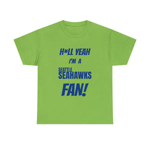 Seattle Seahawks Football Unisex Heavy Cotton Tee