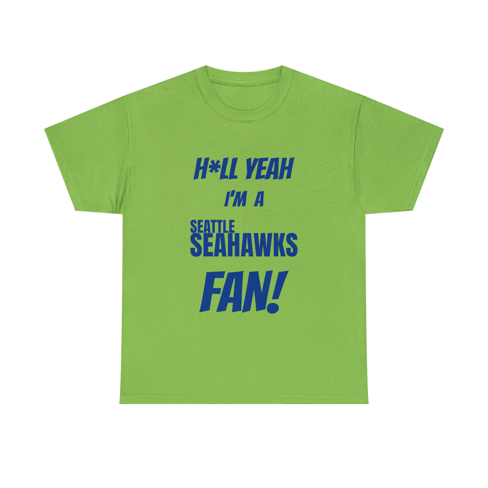 Seattle Seahawks Football Unisex Heavy Cotton Tee