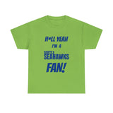 Seattle Seahawks Football Unisex Heavy Cotton Tee