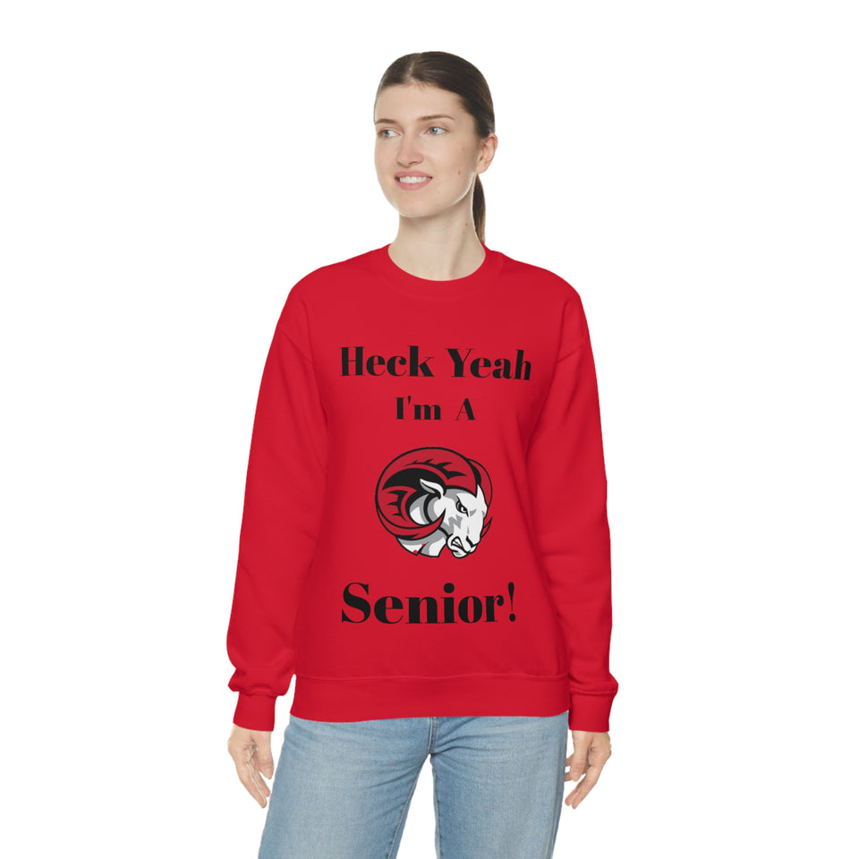 Heck Yeah I'm A WSSU Senior Unisex Heavy Blend™ Crewneck Sweatshirt