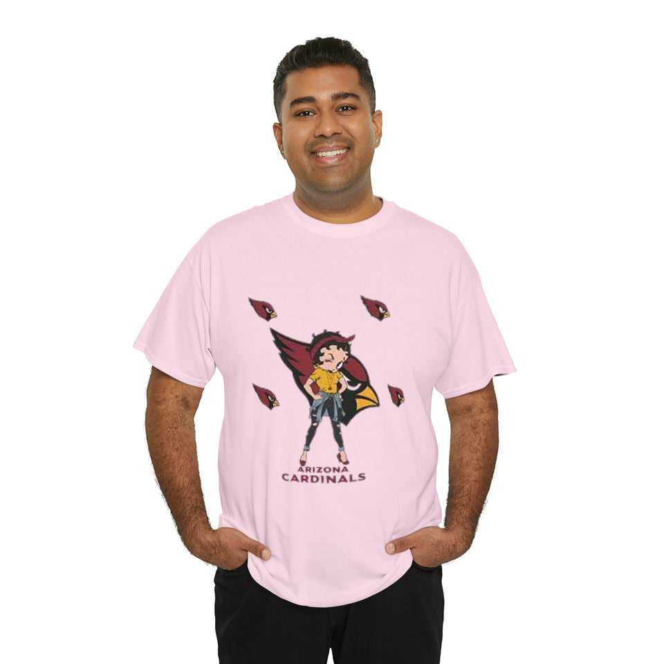 Arizona Cardinals Betty Unisex Heavy Cotton Tee