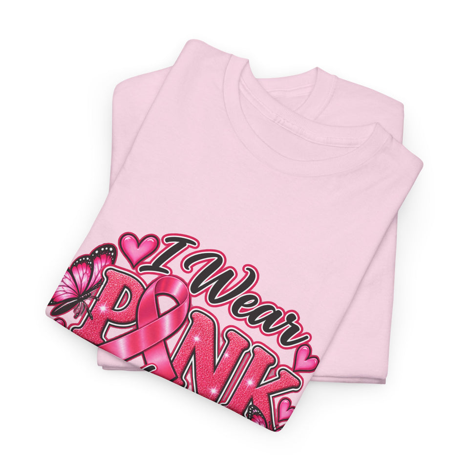 Breast Cancer Awareness Best Friend Unisex Heavy Cotton Tee
