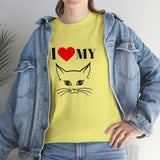 I Love My Cat Unisex Heavy Cotton Tee