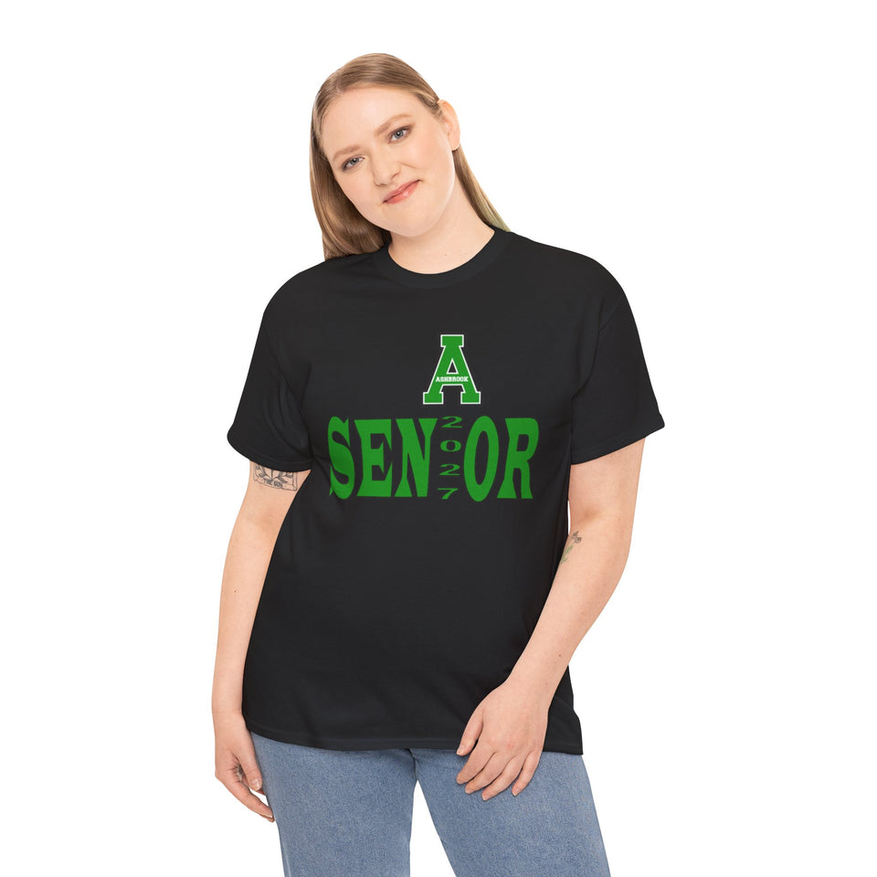Ashbrook HS Senior 2027 Unisex Heavy Cotton Tee