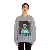 Black Nurse Crewneck Sweatshirt
