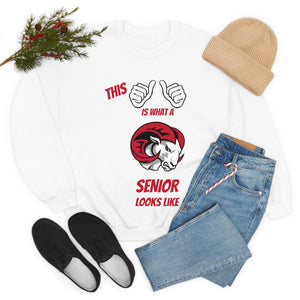 This Is What A WSSU Senior Looks Like Unisex Heavy Blend™ Crewneck Sweatshirt